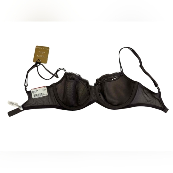 Marie Jo NWT Alessandra Toffee Bra Smokey Purple Lace Size 32D - Picture 3 of 6